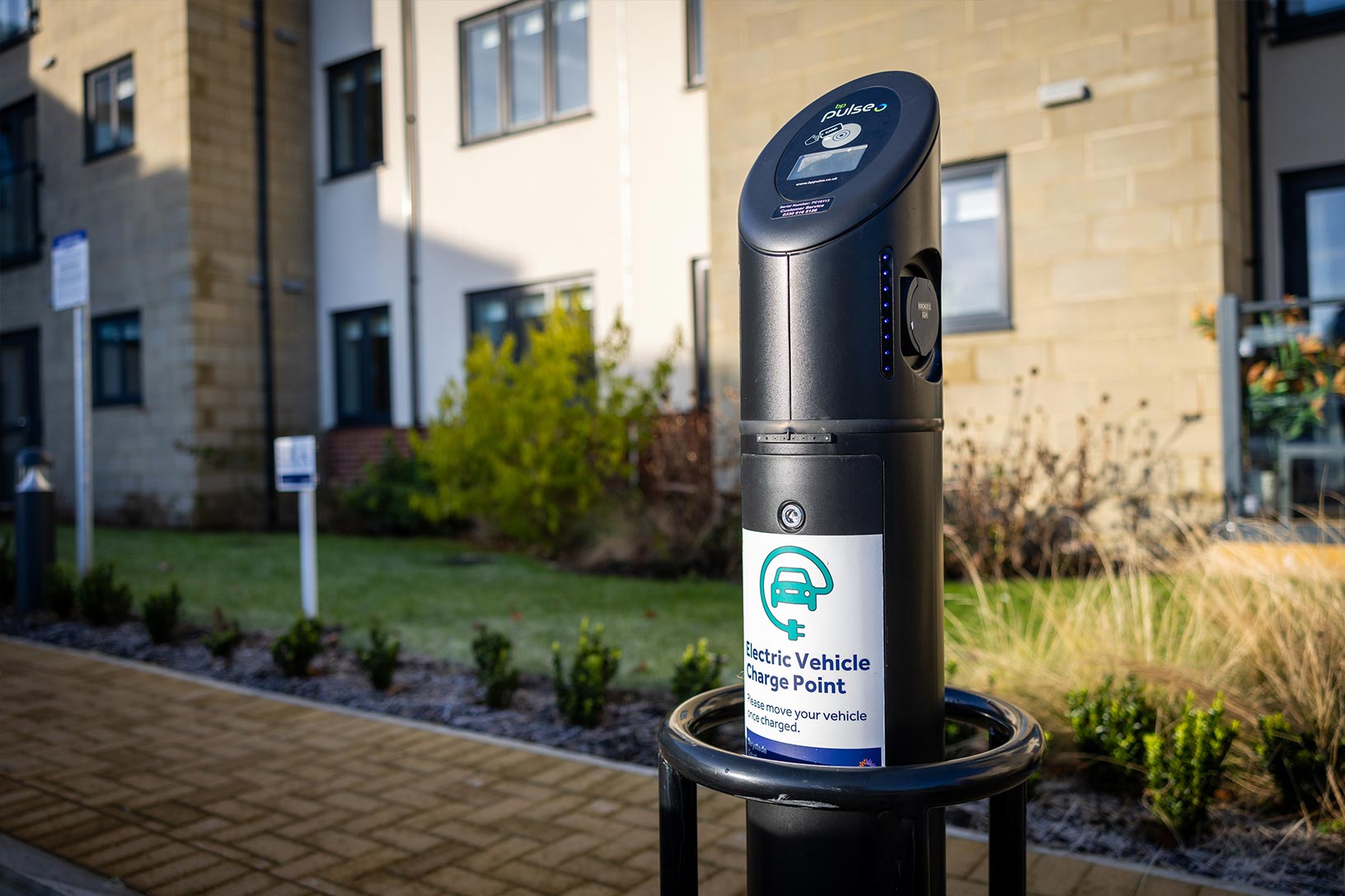 Anchor The Standards - Berystede Court, electric car charging point in the car park